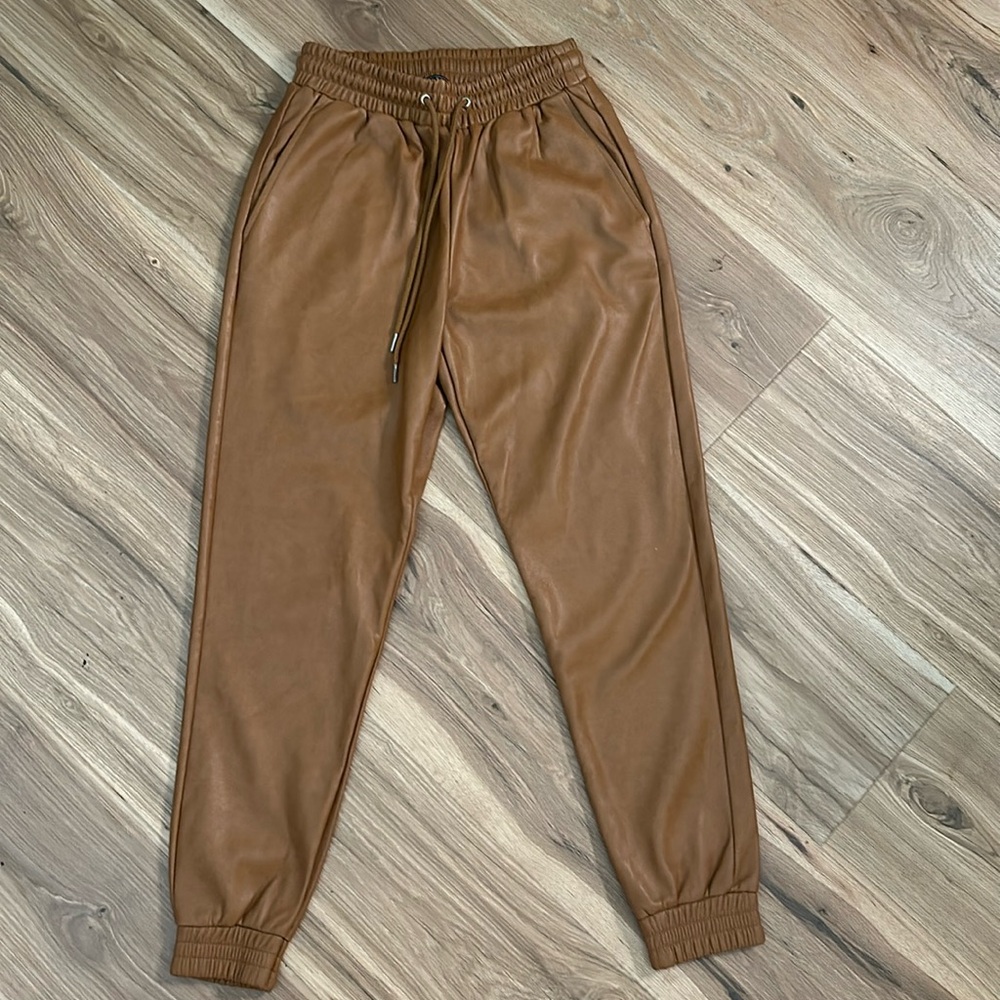 Tan Bagatelle Collection Pants